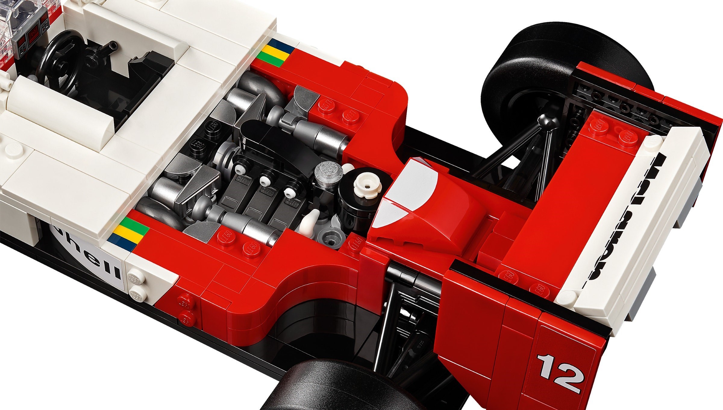 Detailed view of engine and cockpit area