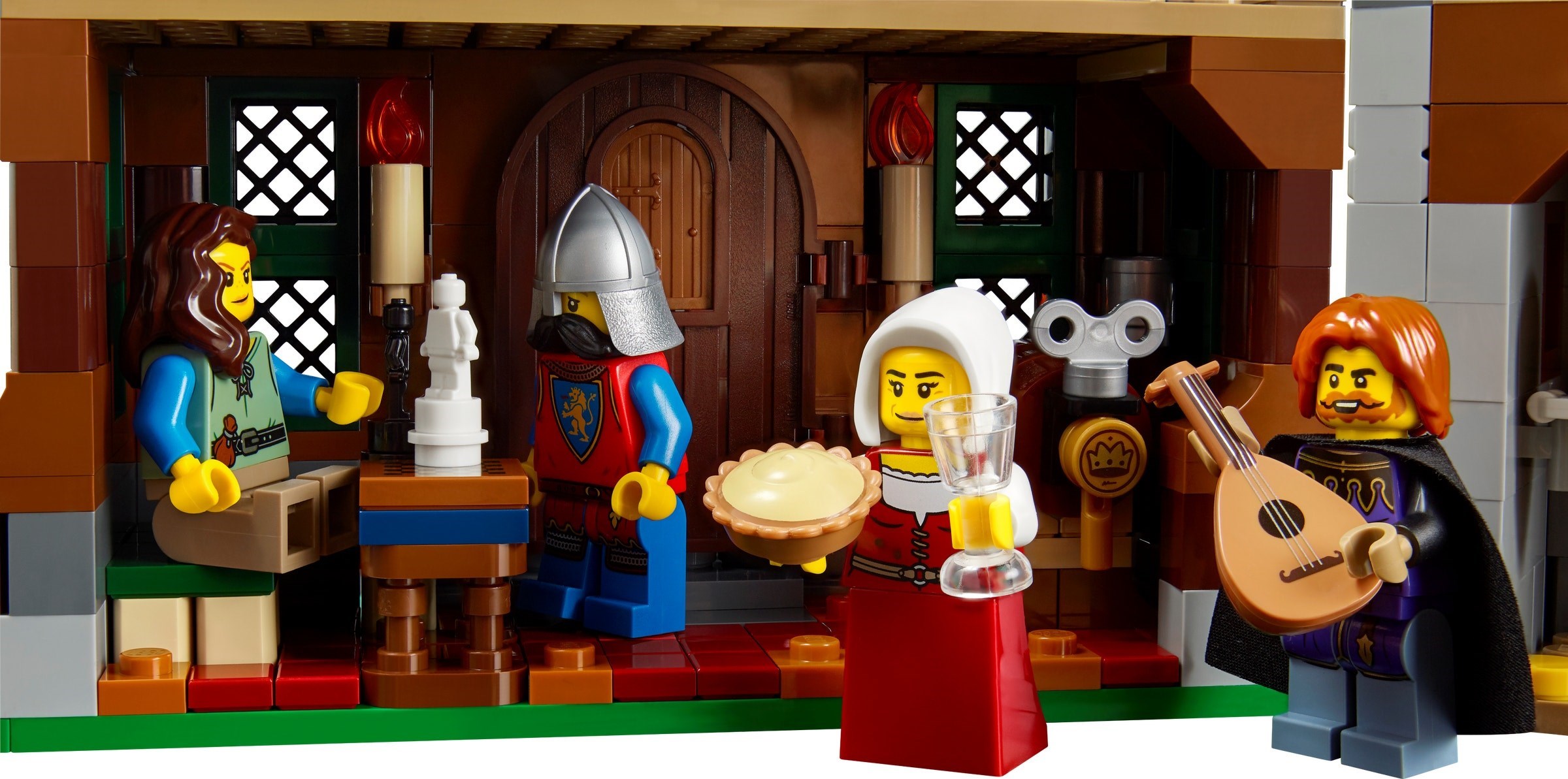 Tavern interior with medieval details