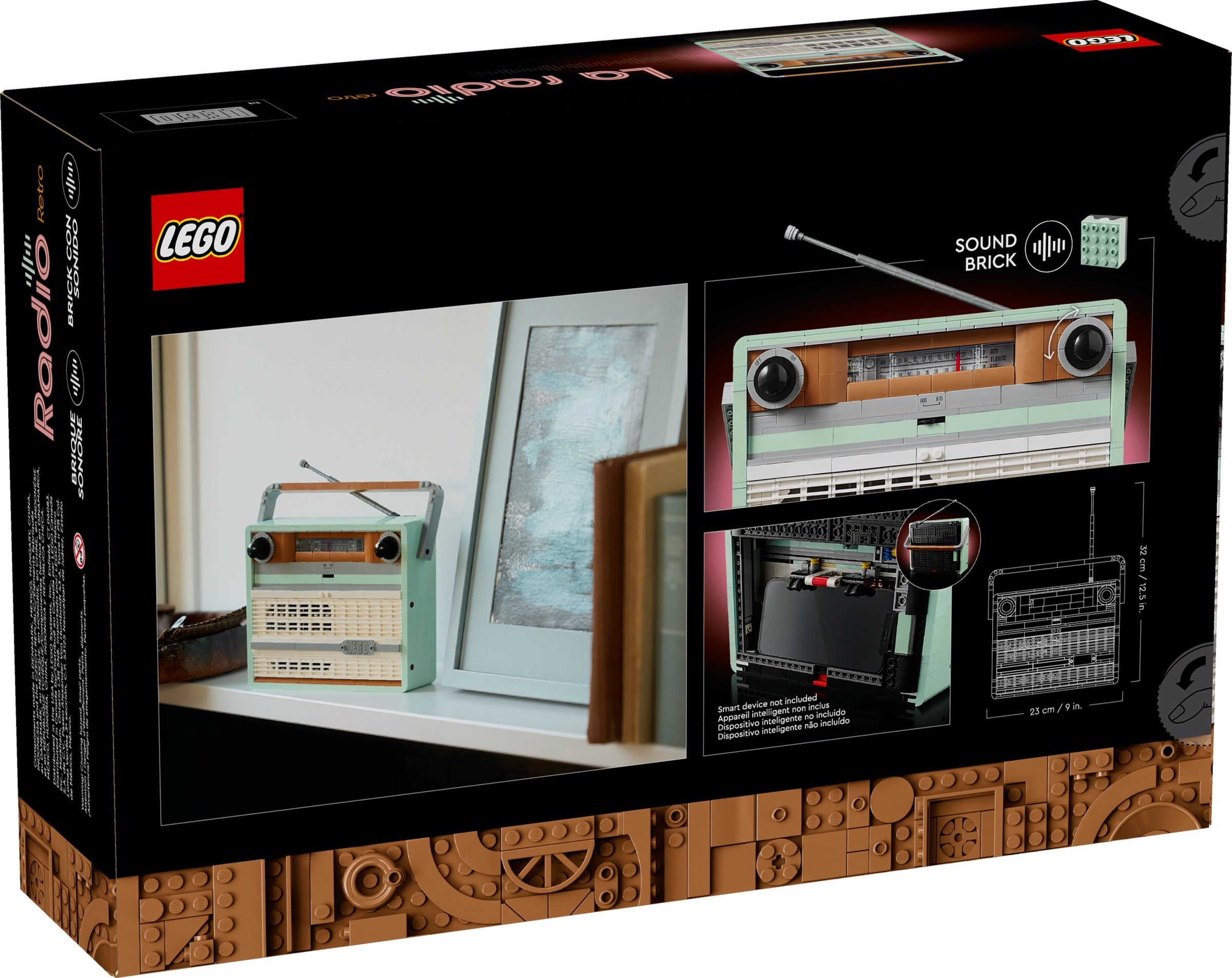 LEGO 10334 box back showing features