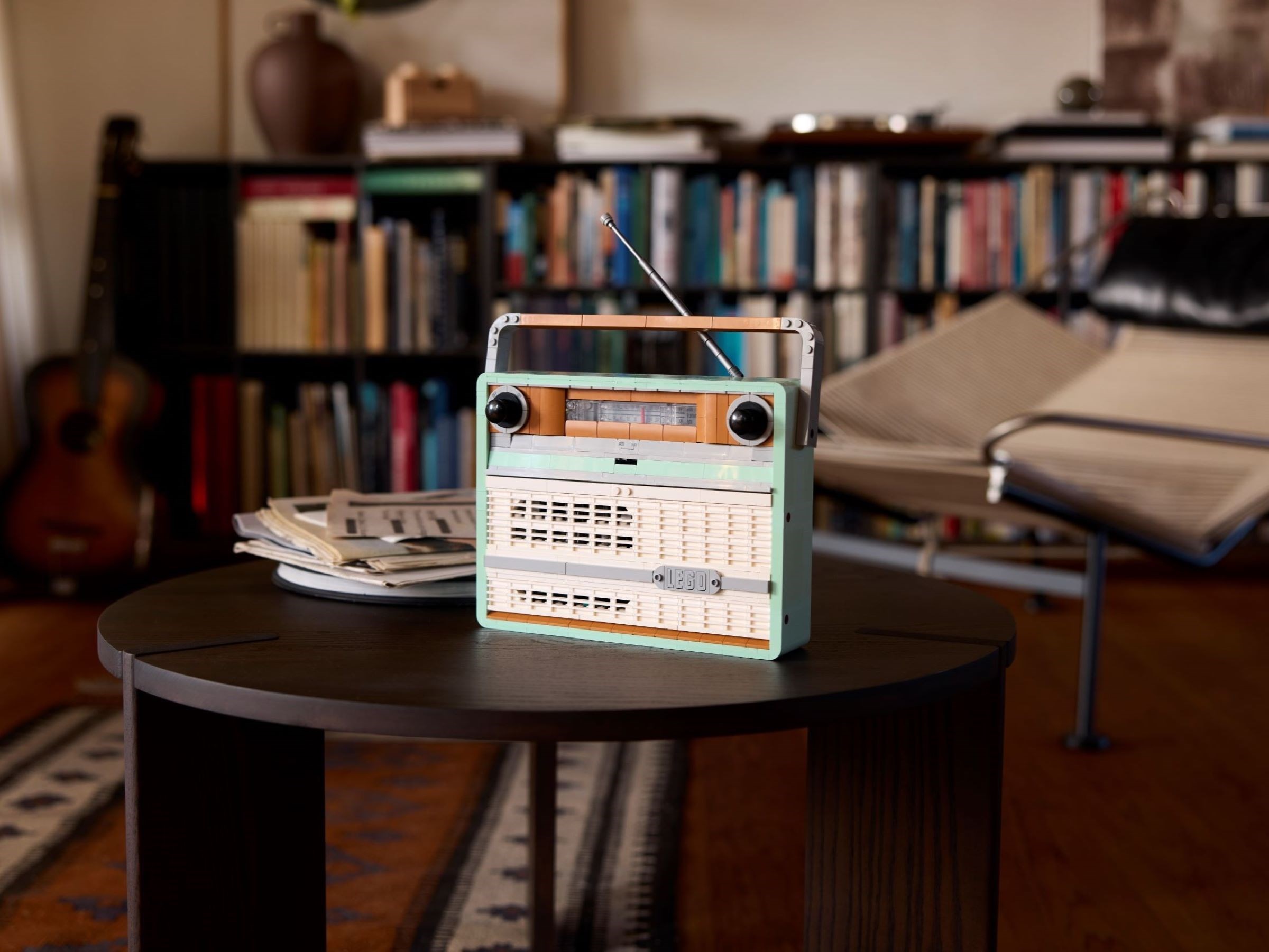 Radio displayed in home environment