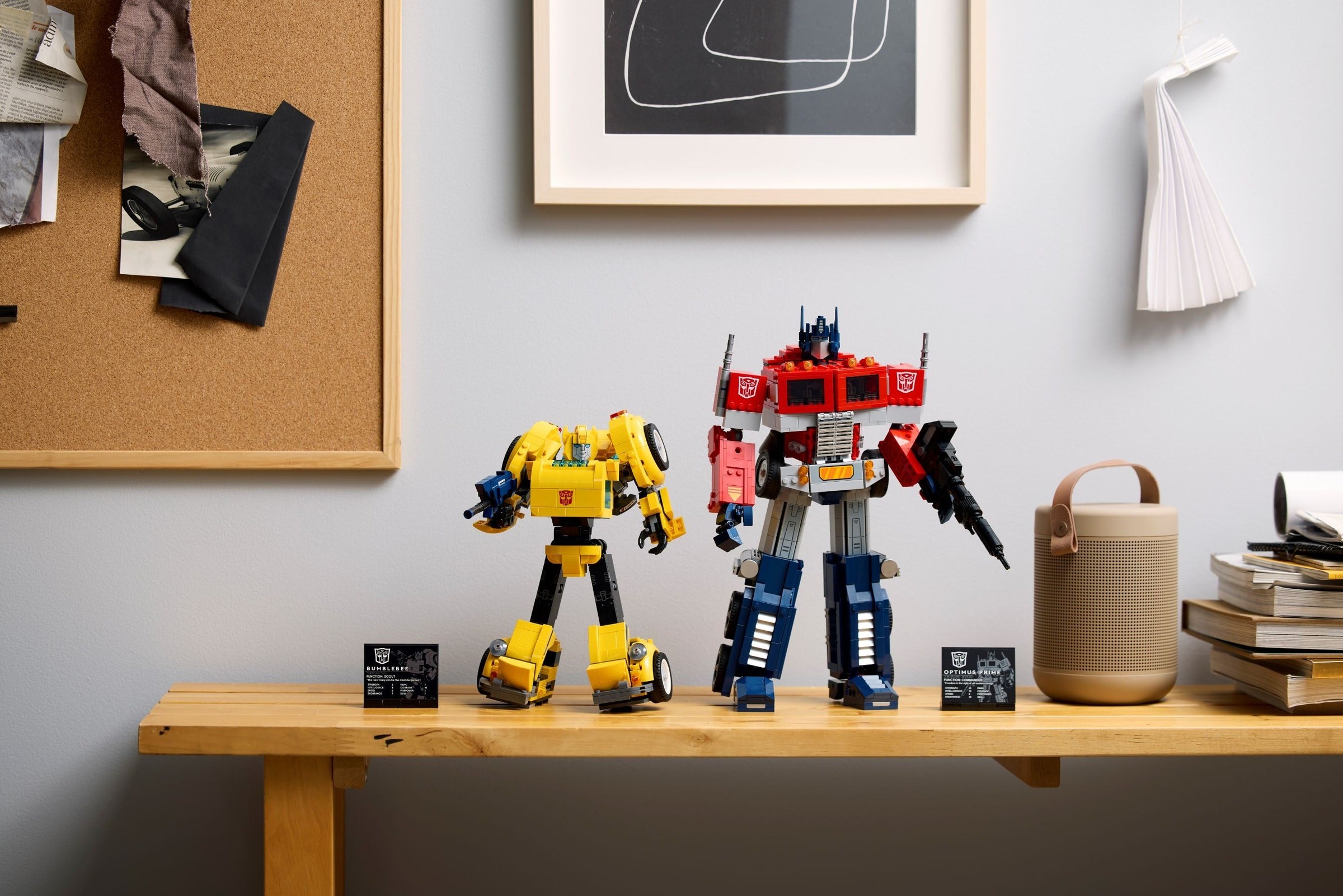 Bumblebee with Optimus Prime comparison