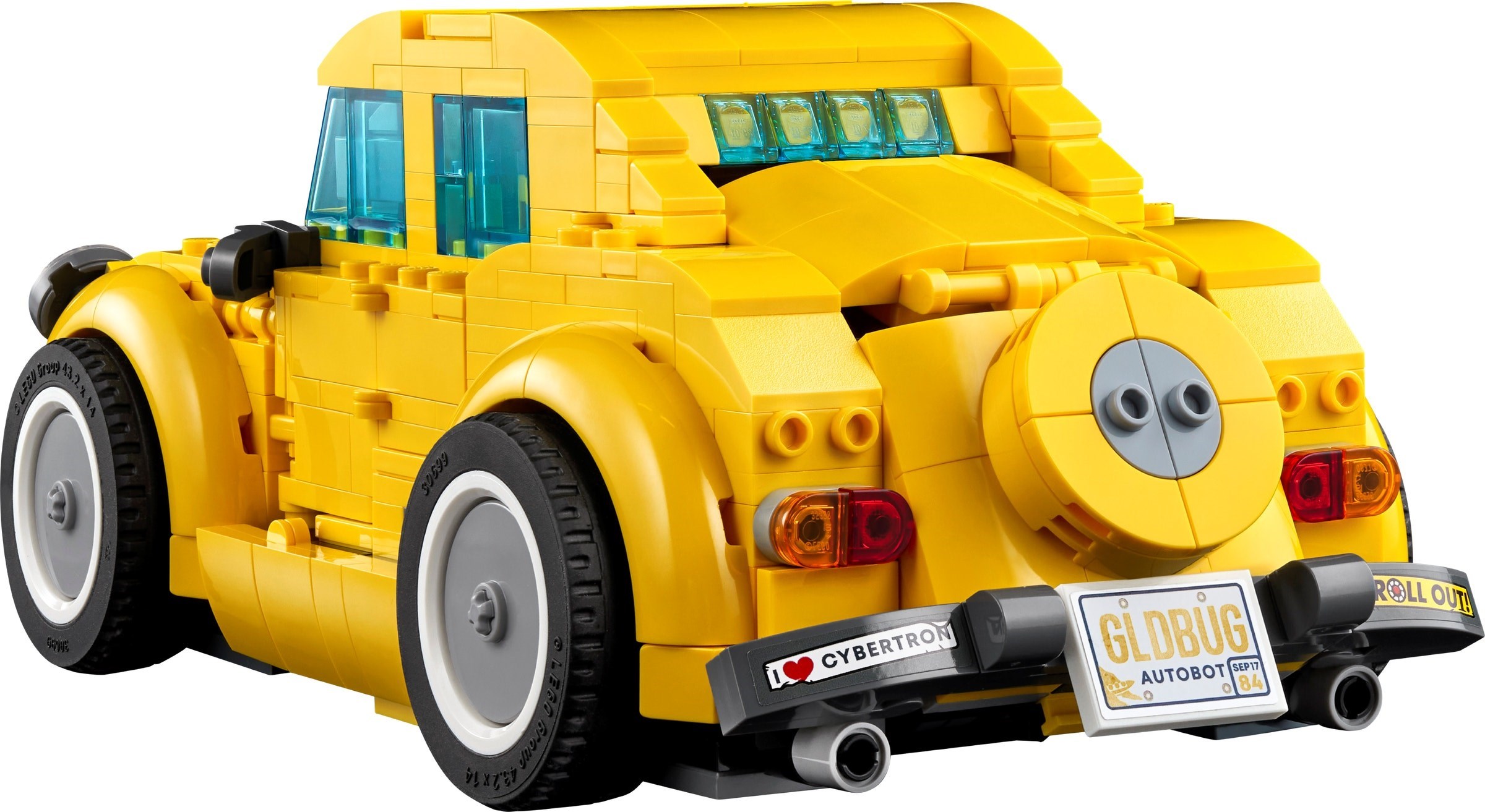Rear view with license plate detail