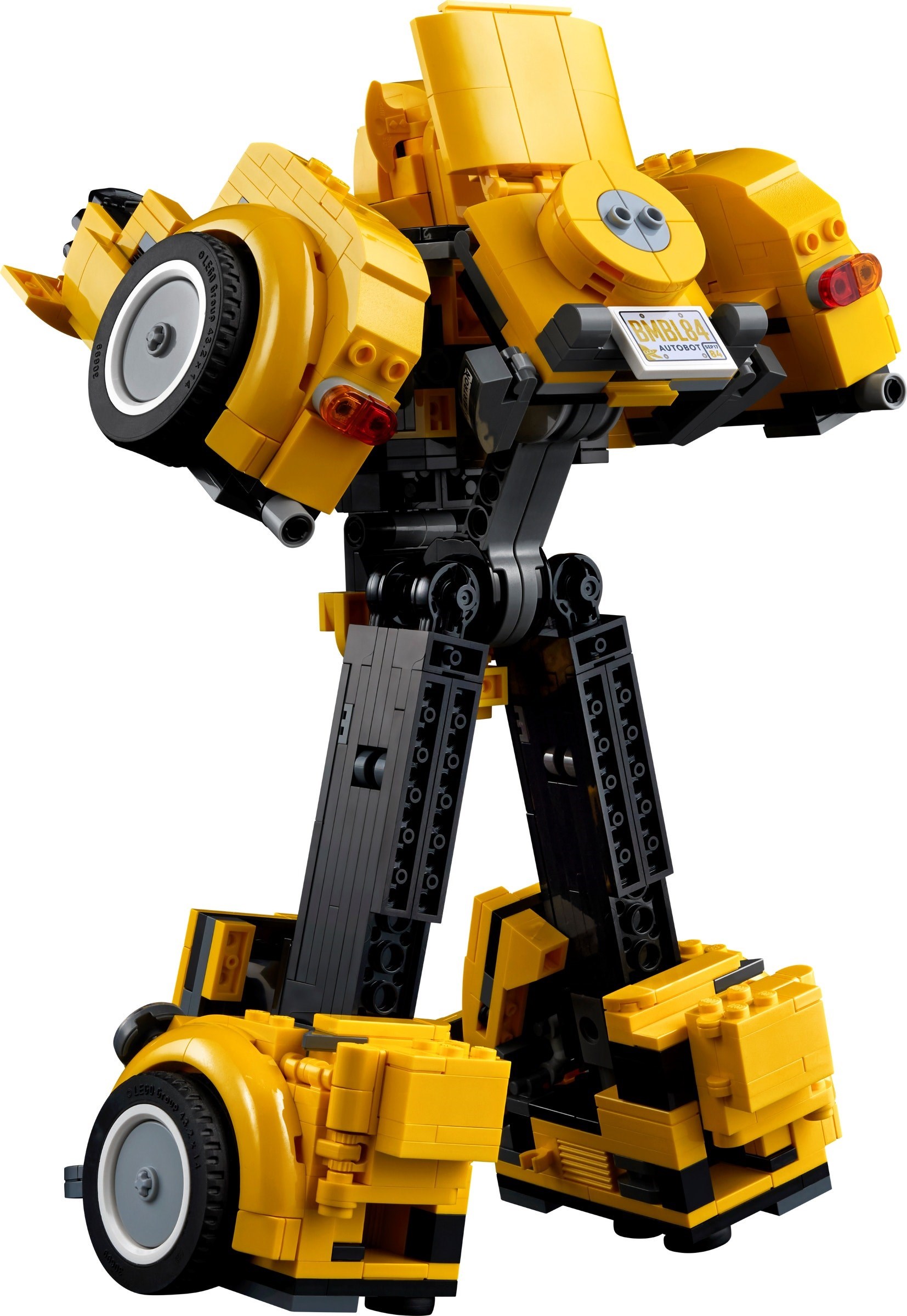 Robot mode showing full articulation