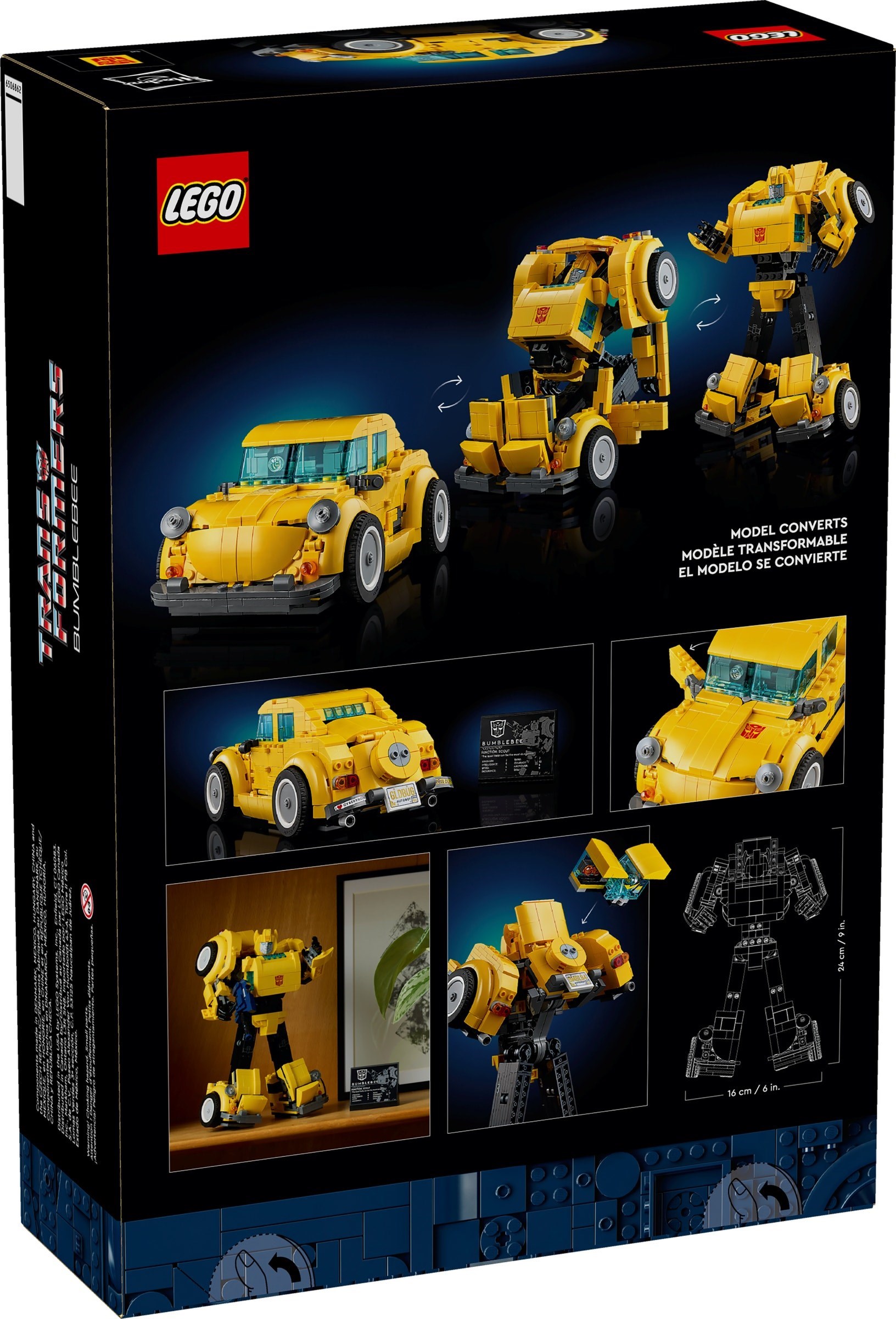 Back of box showing both modes