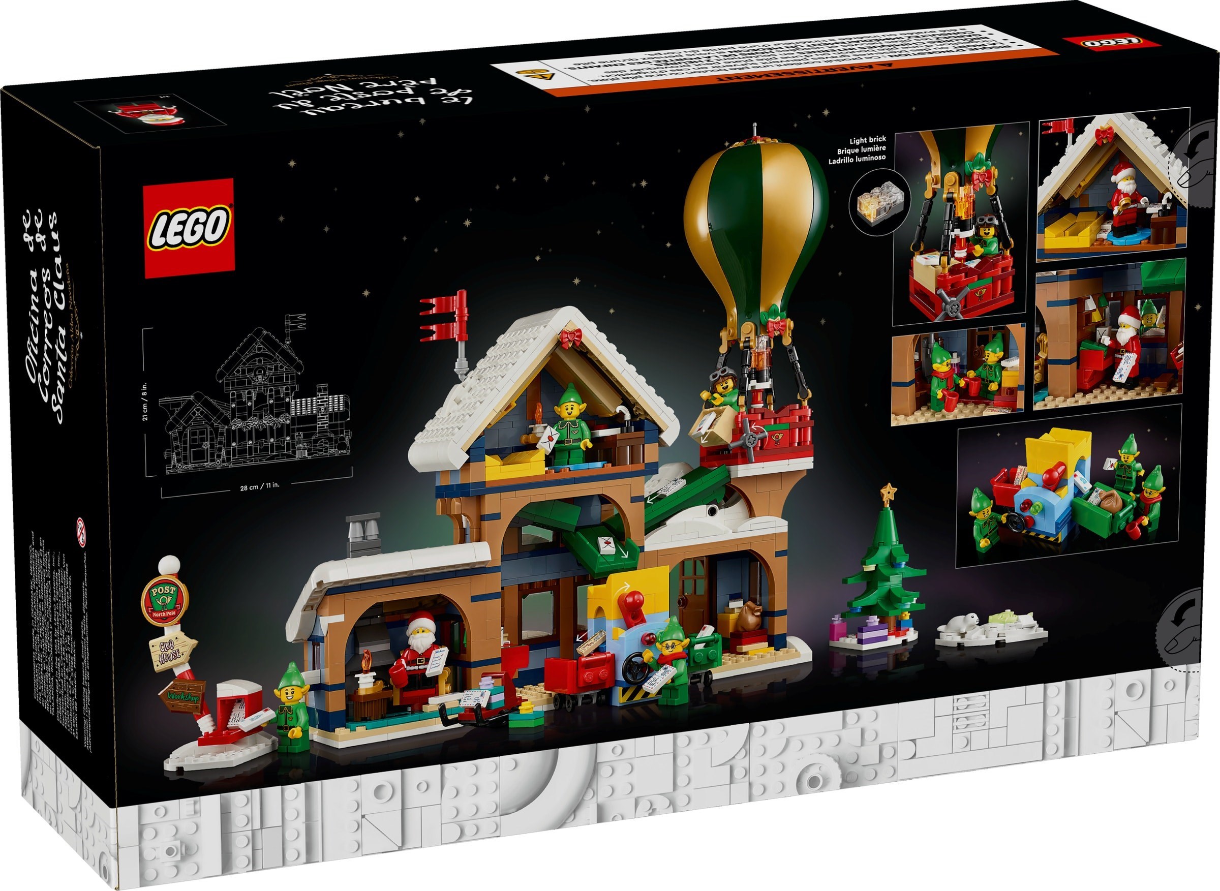 Back of box showing features