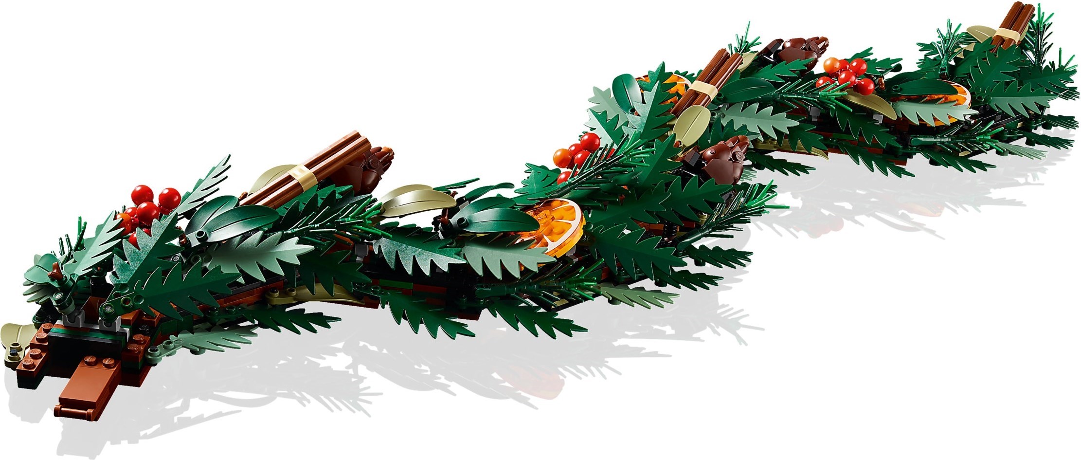 LEGO Wreath in garland configuration