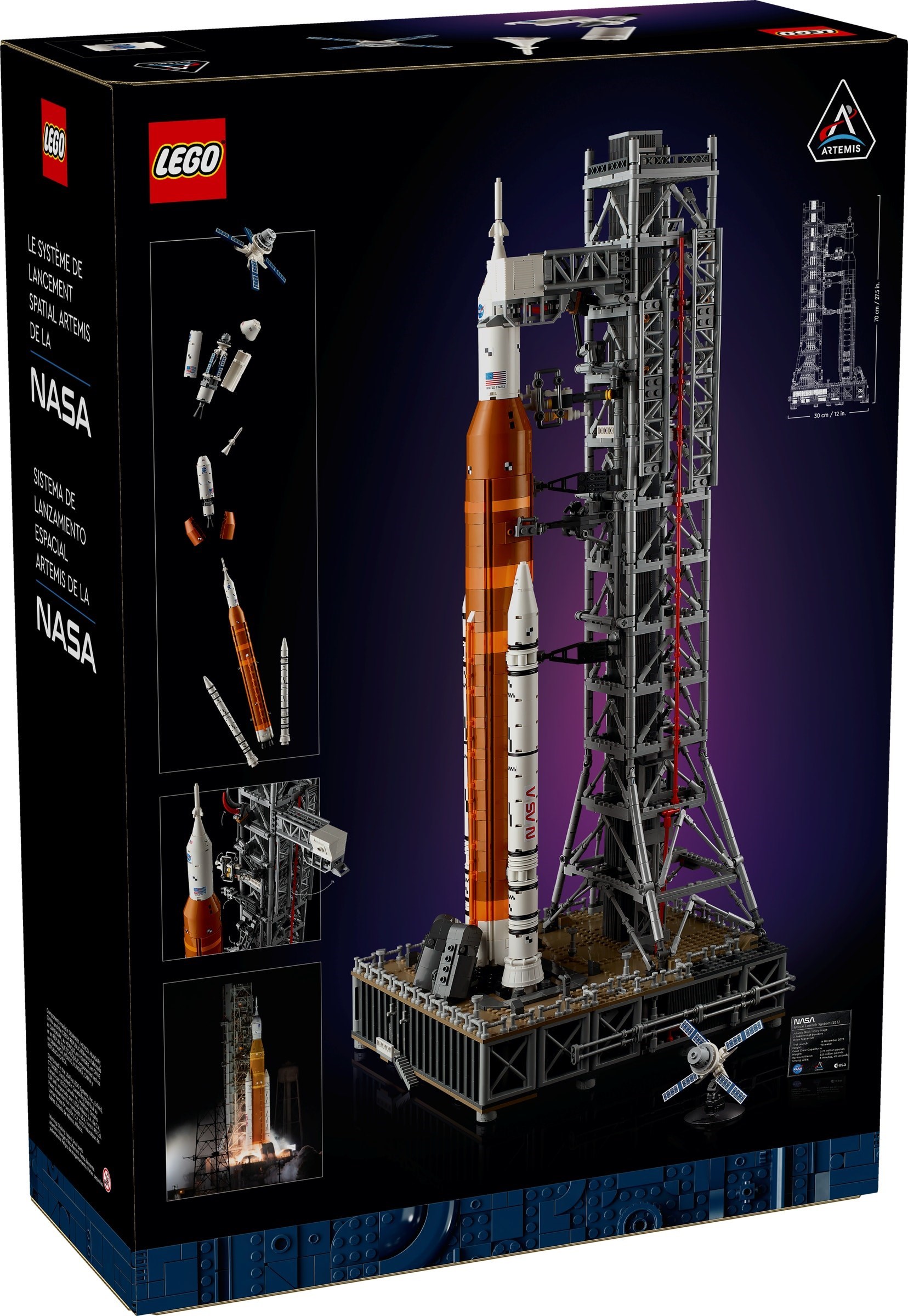 Detailed view of launch platform