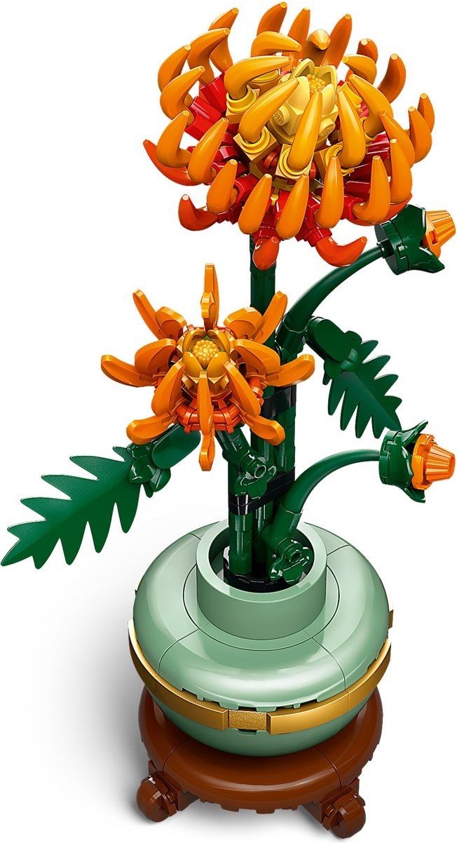 LEGO 10368 Chrysanthemum complete build