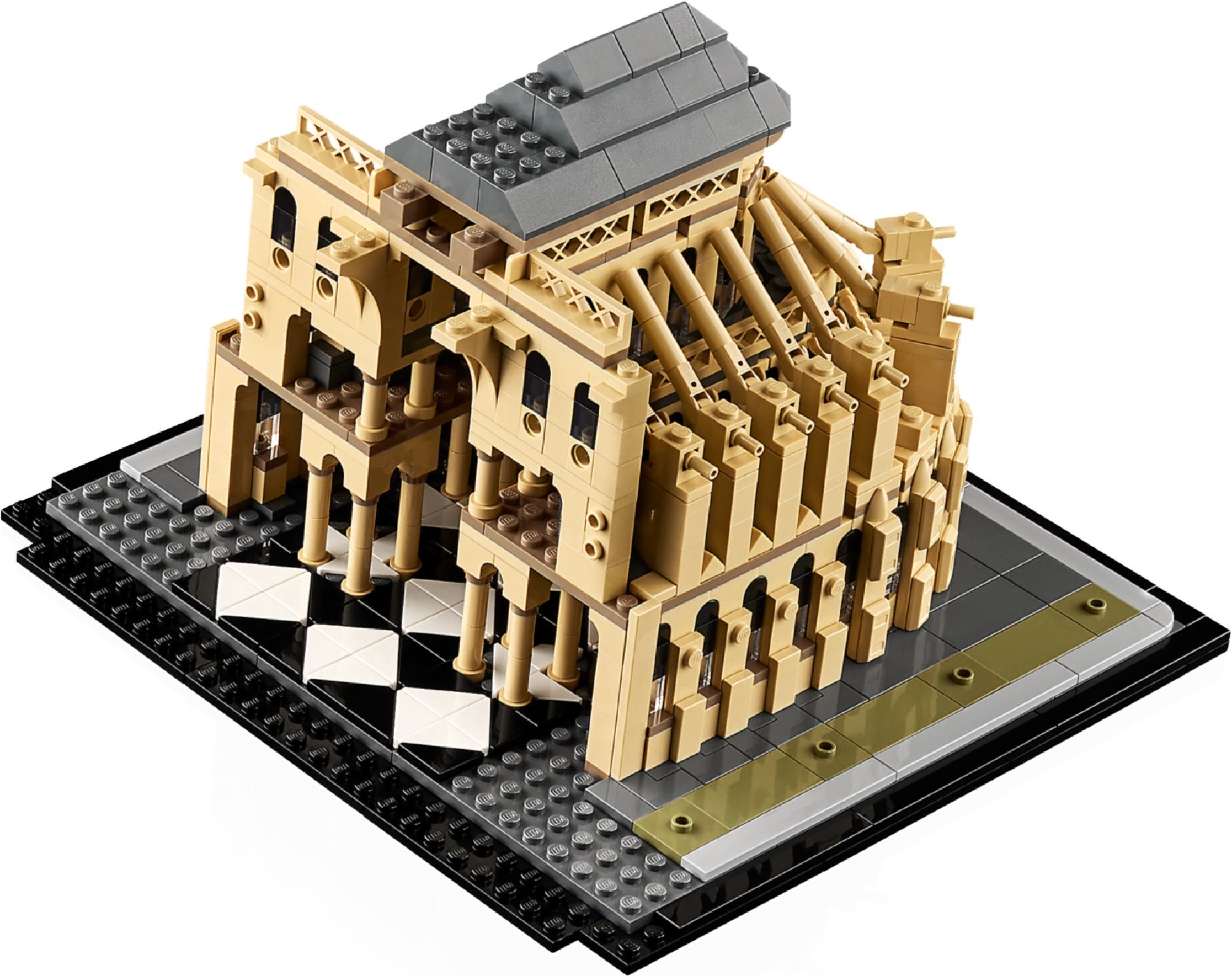 Flying buttress assembly detail