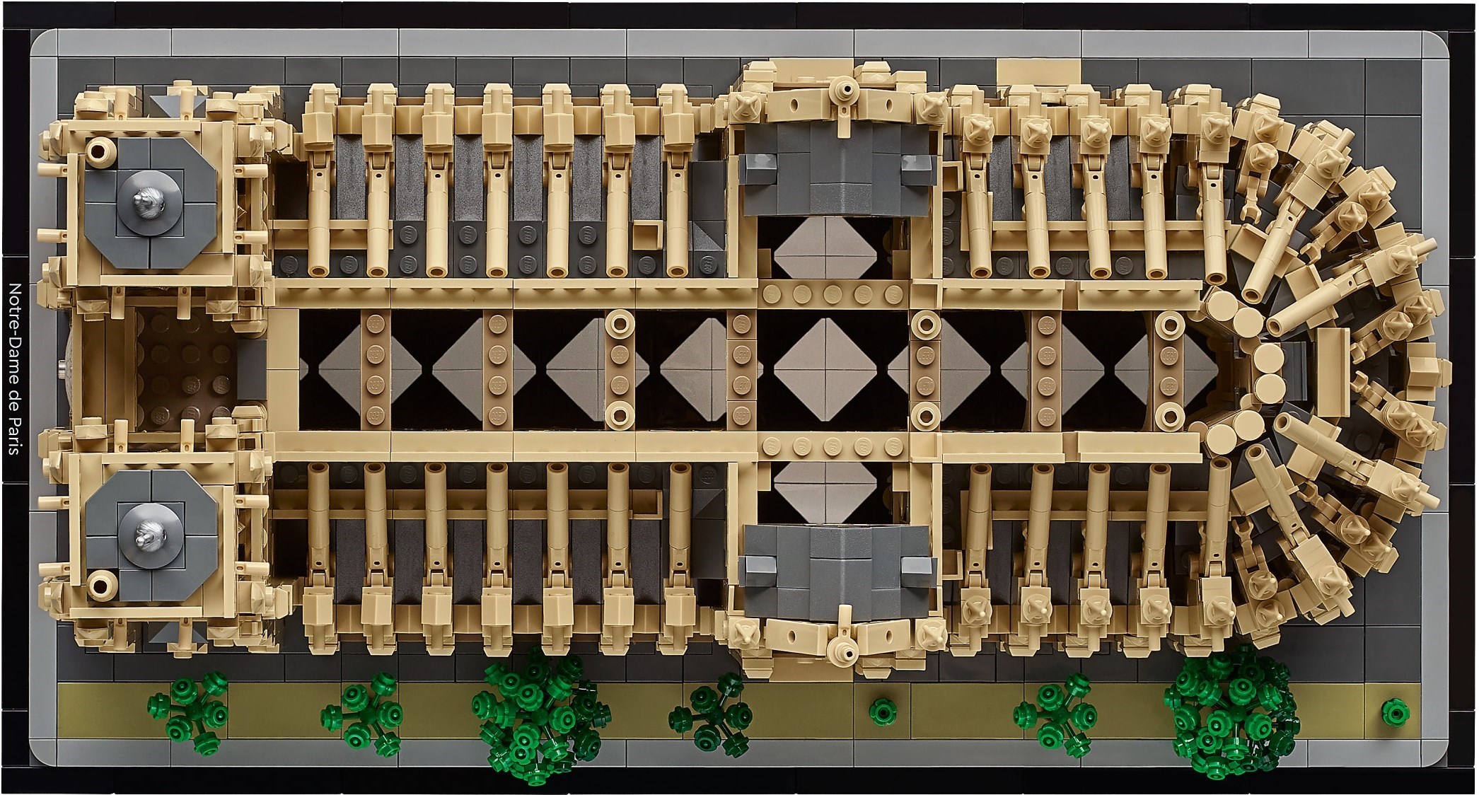 Floor plan showing piece distribution