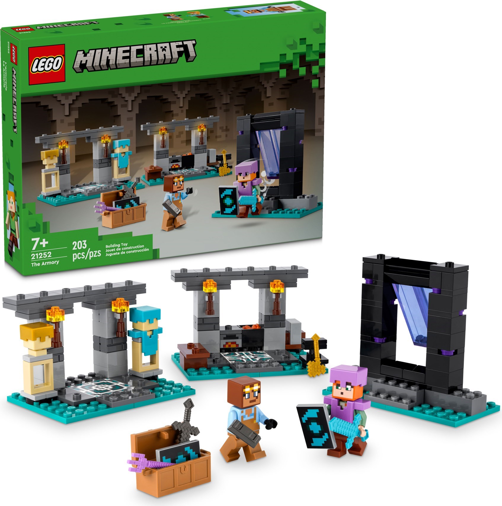 LEGO 21252 The Armory box and complete set