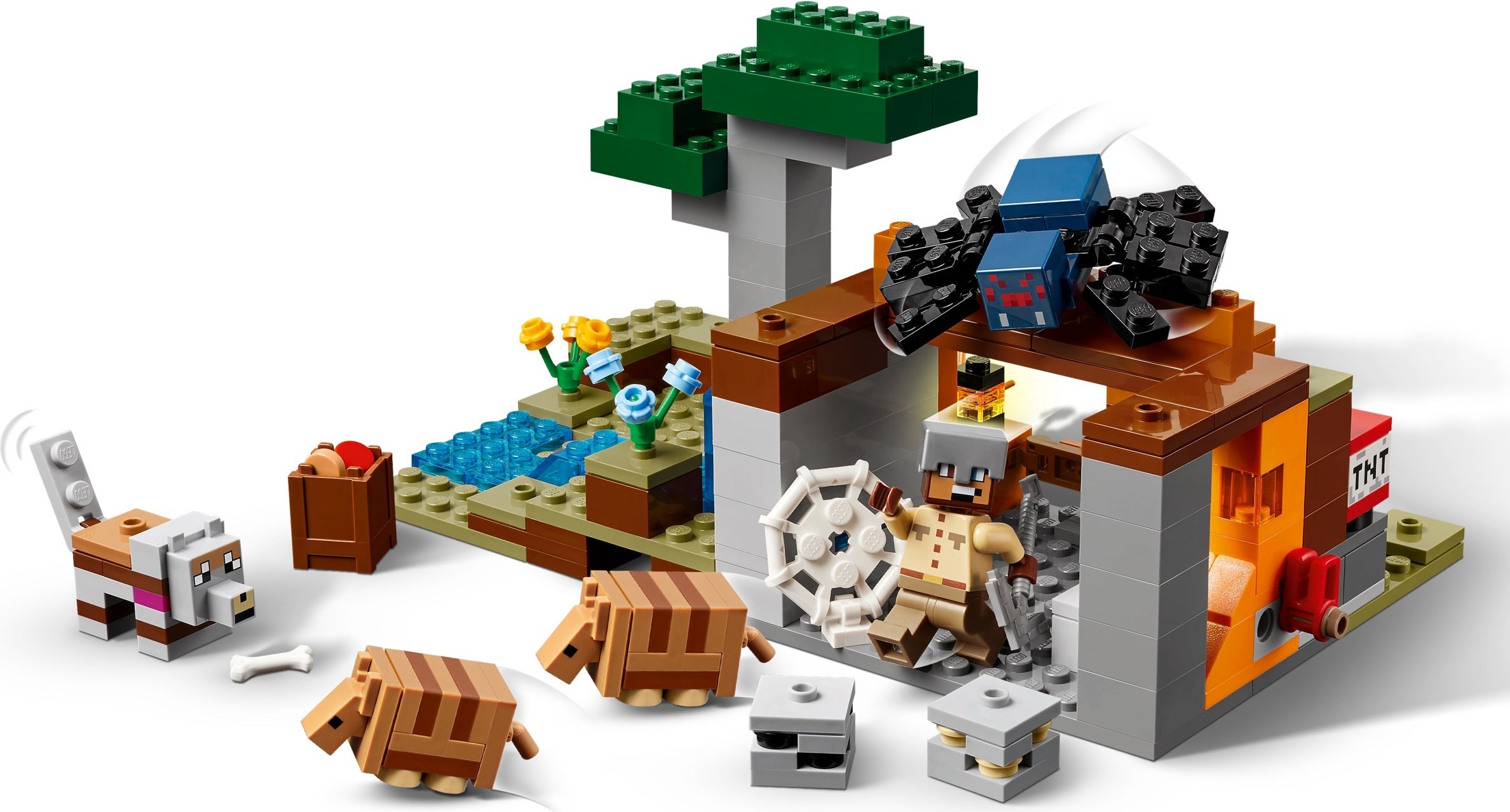 Complete set overview showing all components and characters