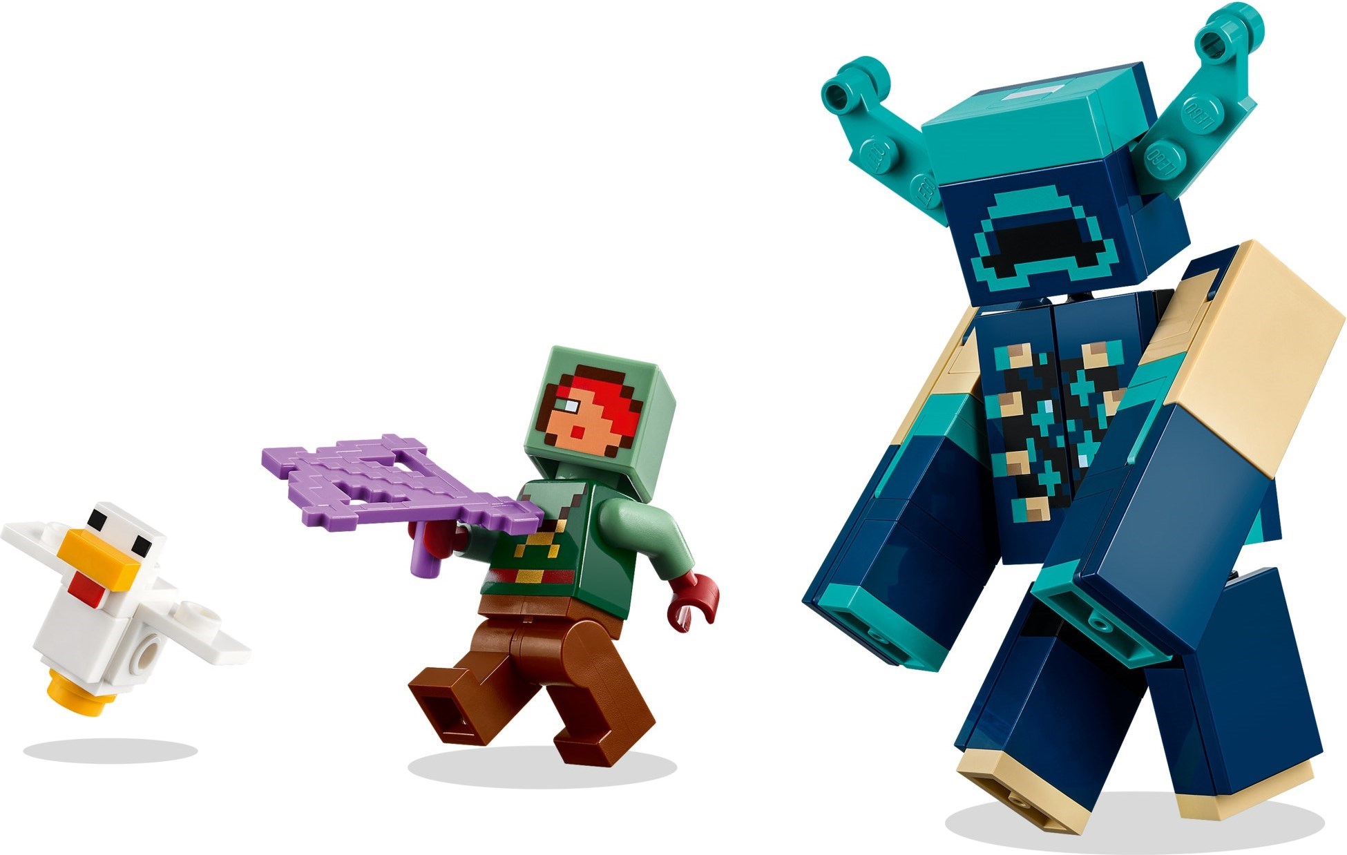 Complete character lineup showing Silent Ranger, Warden, and chicken