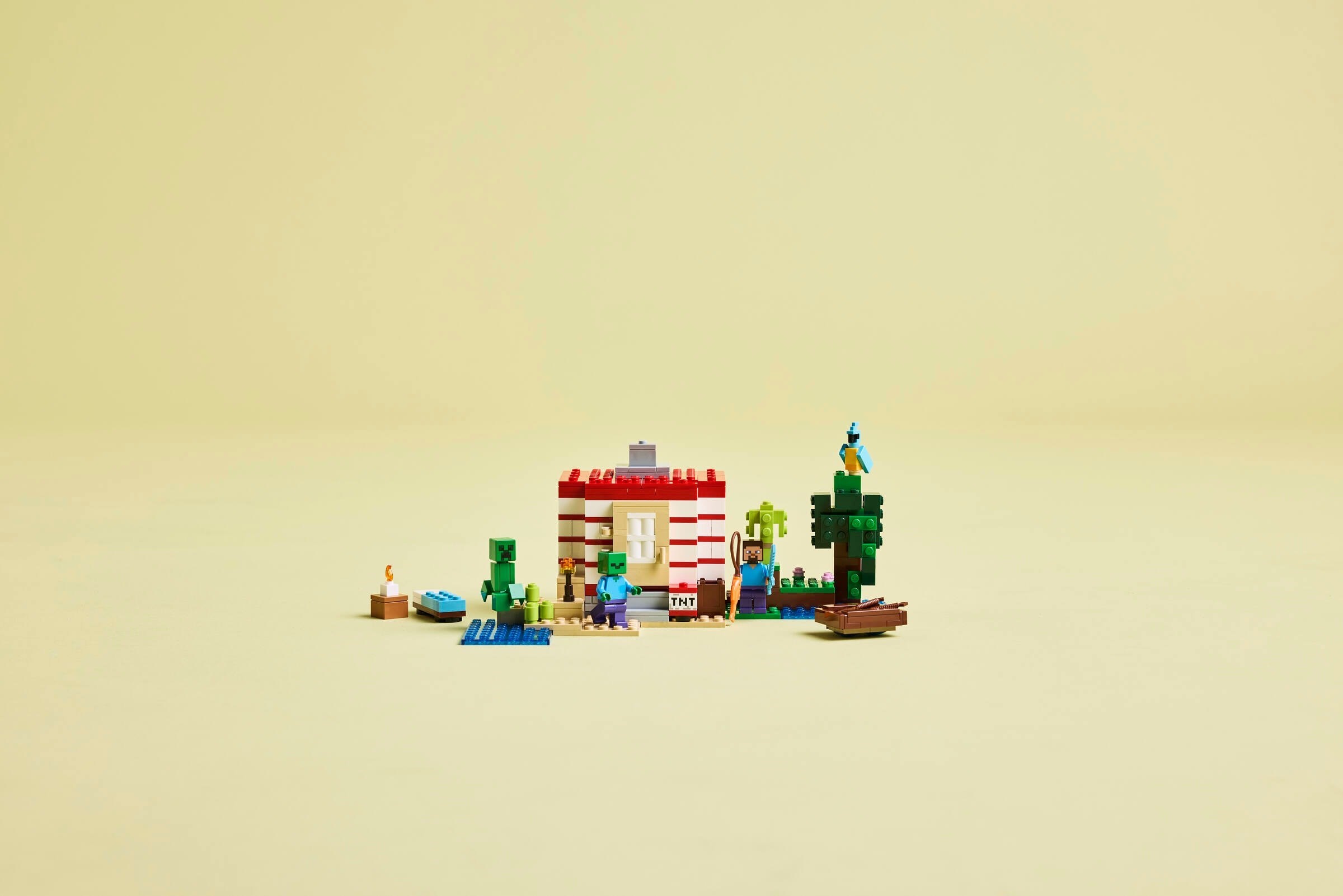 Complete TNT Jungle House with all included characters and accessories