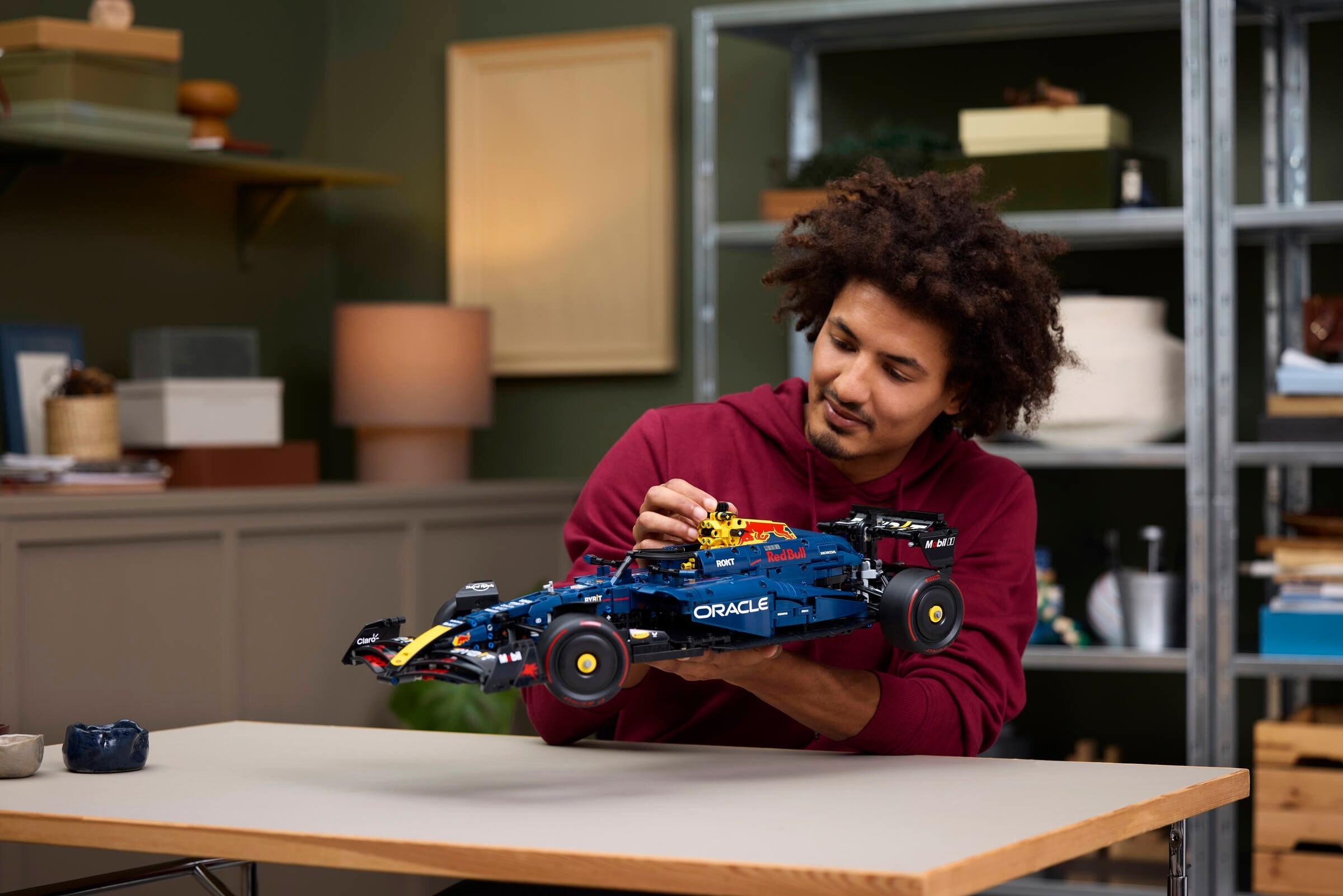 Lifestyle shot showing scale and display presence