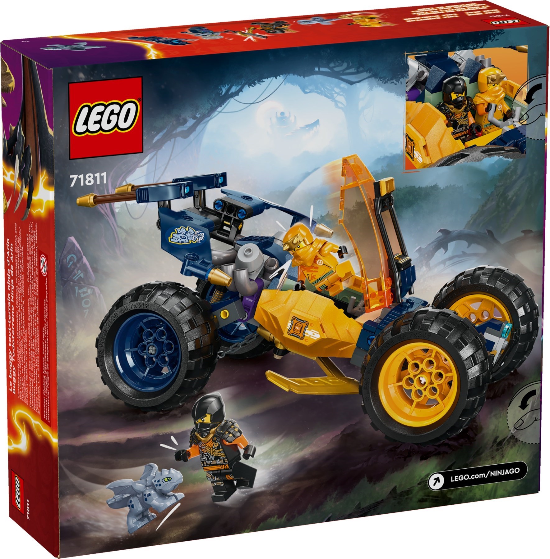 Box front showing vehicle design