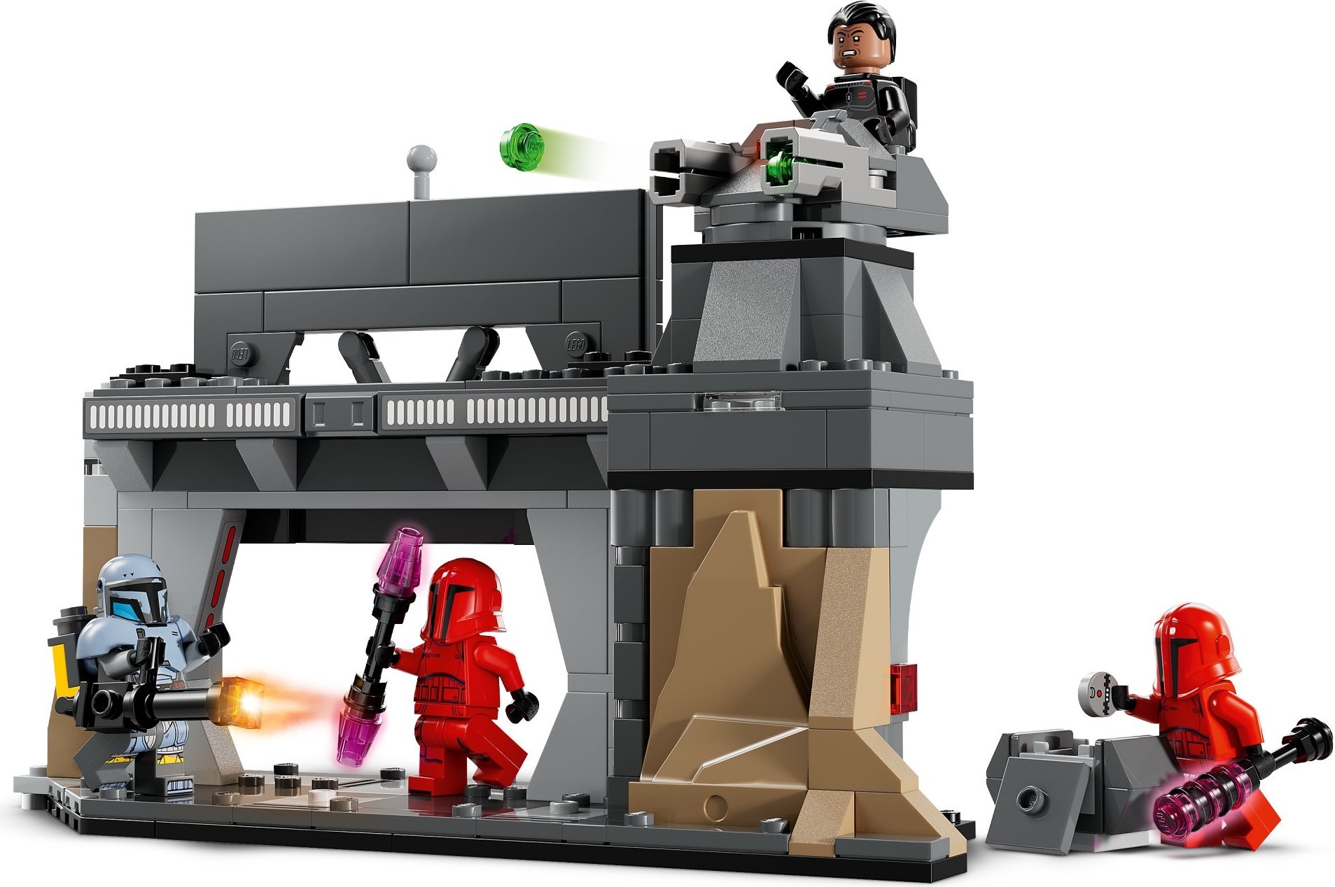 Complete set with minifigures in action