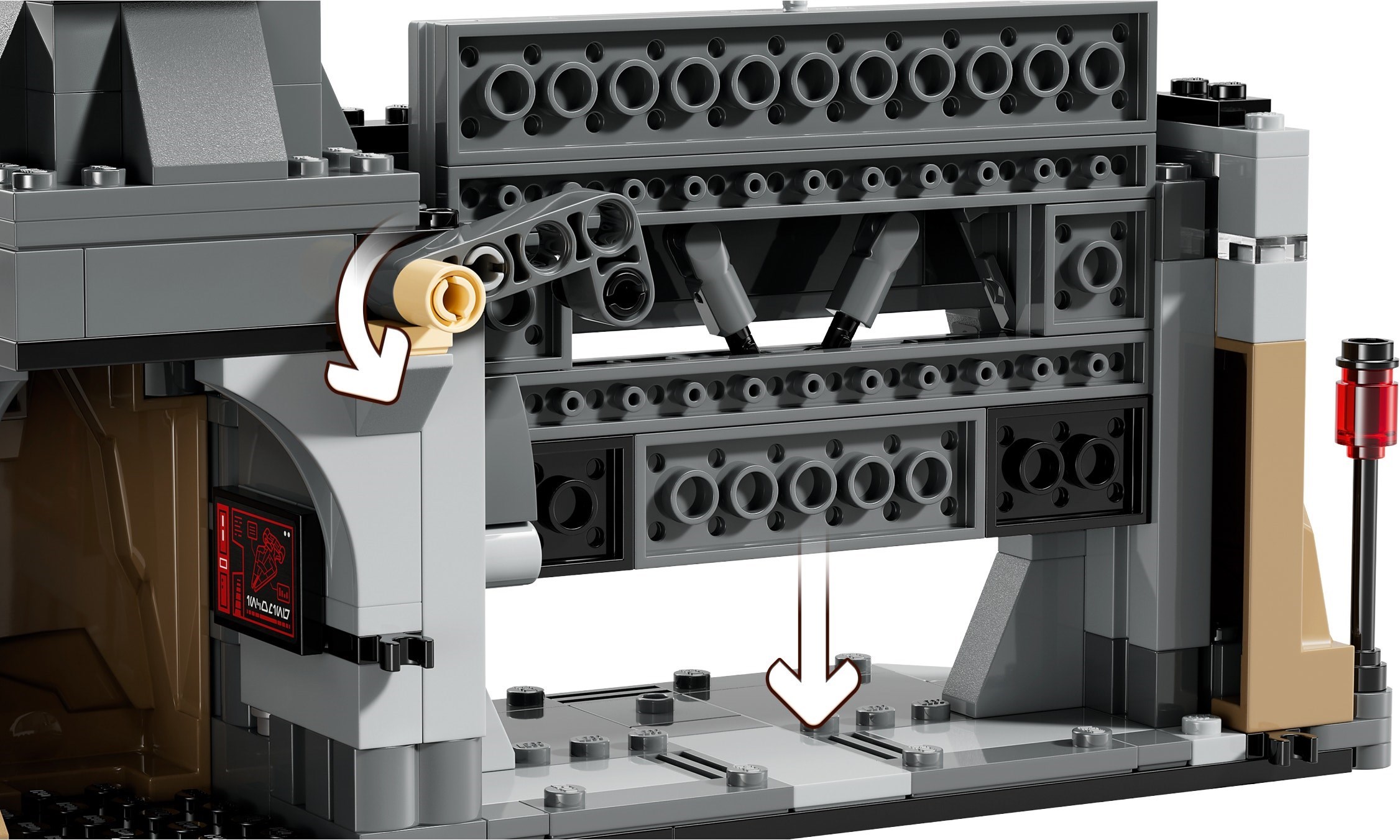 Door mechanism detail
