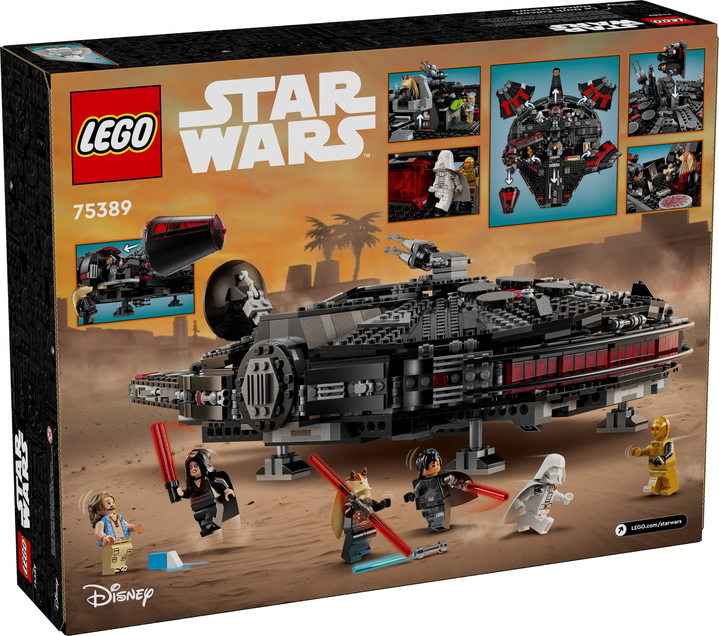 Dark Falcon box art showing complete set