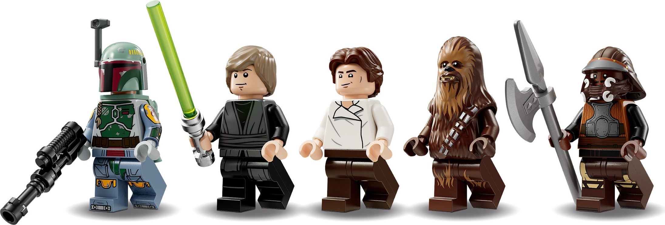 Complete minifigure lineup
