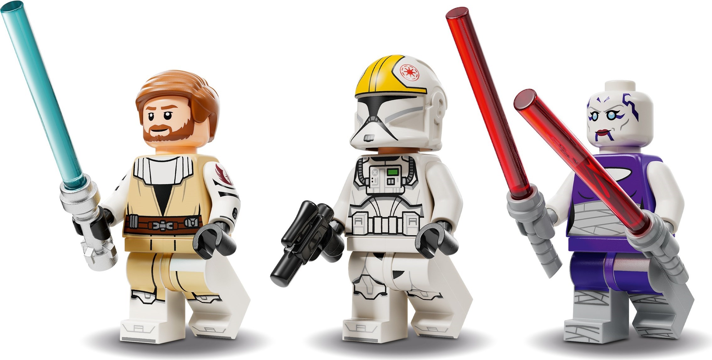 All three minifigures from set 75432