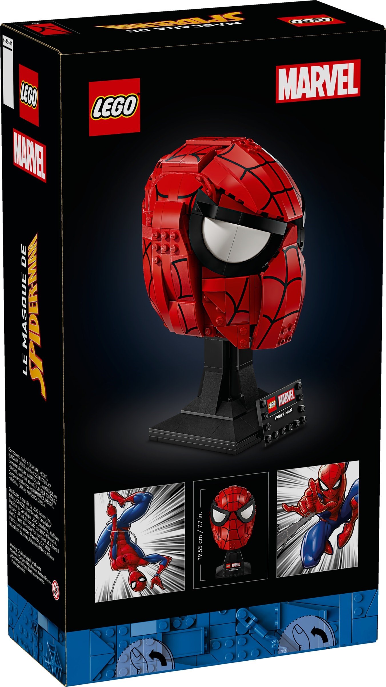 Box back showing build details