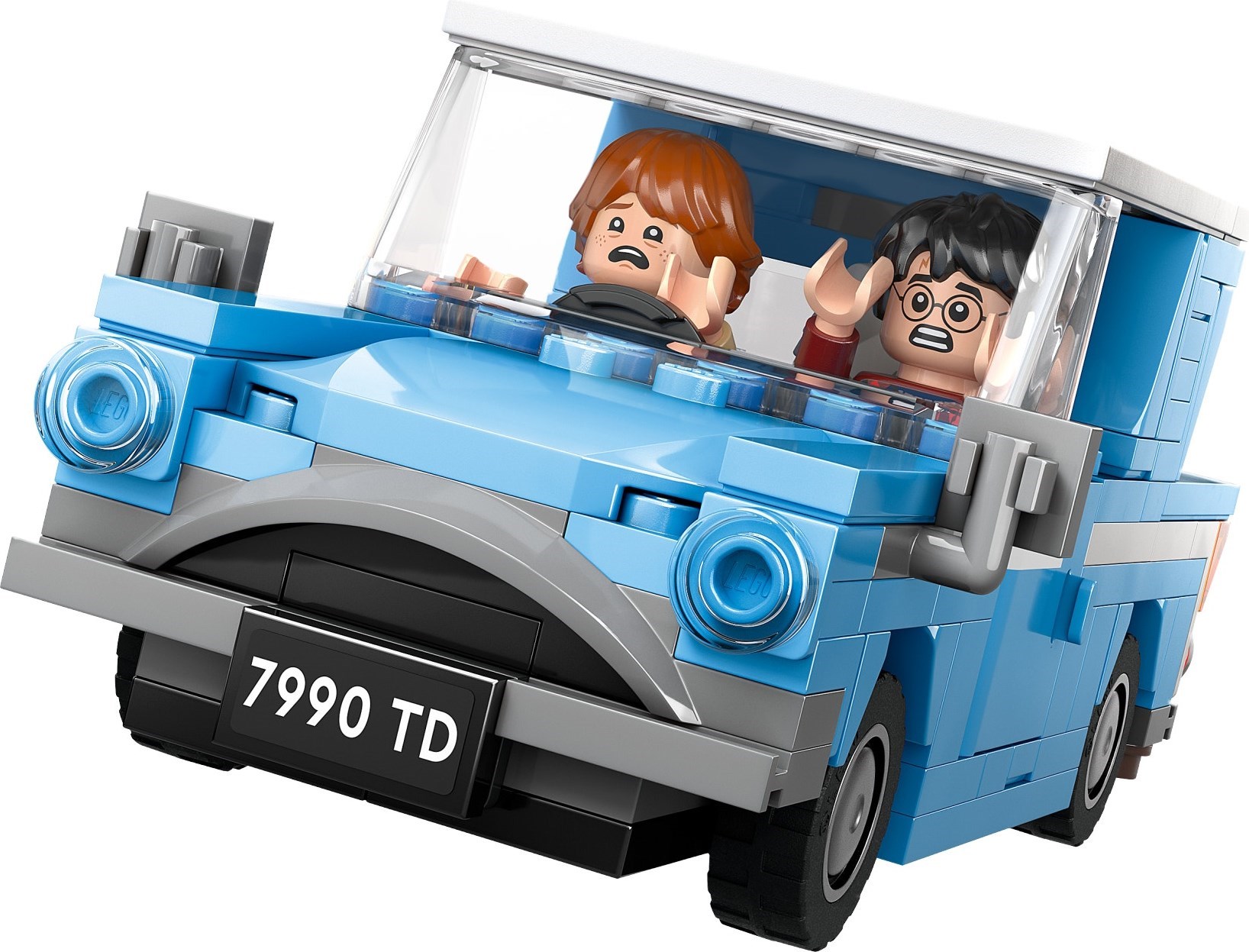 Front view showing interior detail