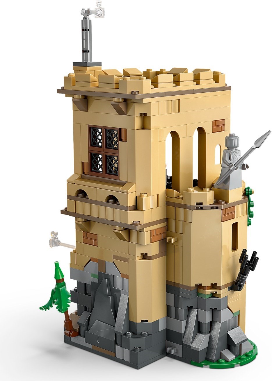 Tower detail with statue
