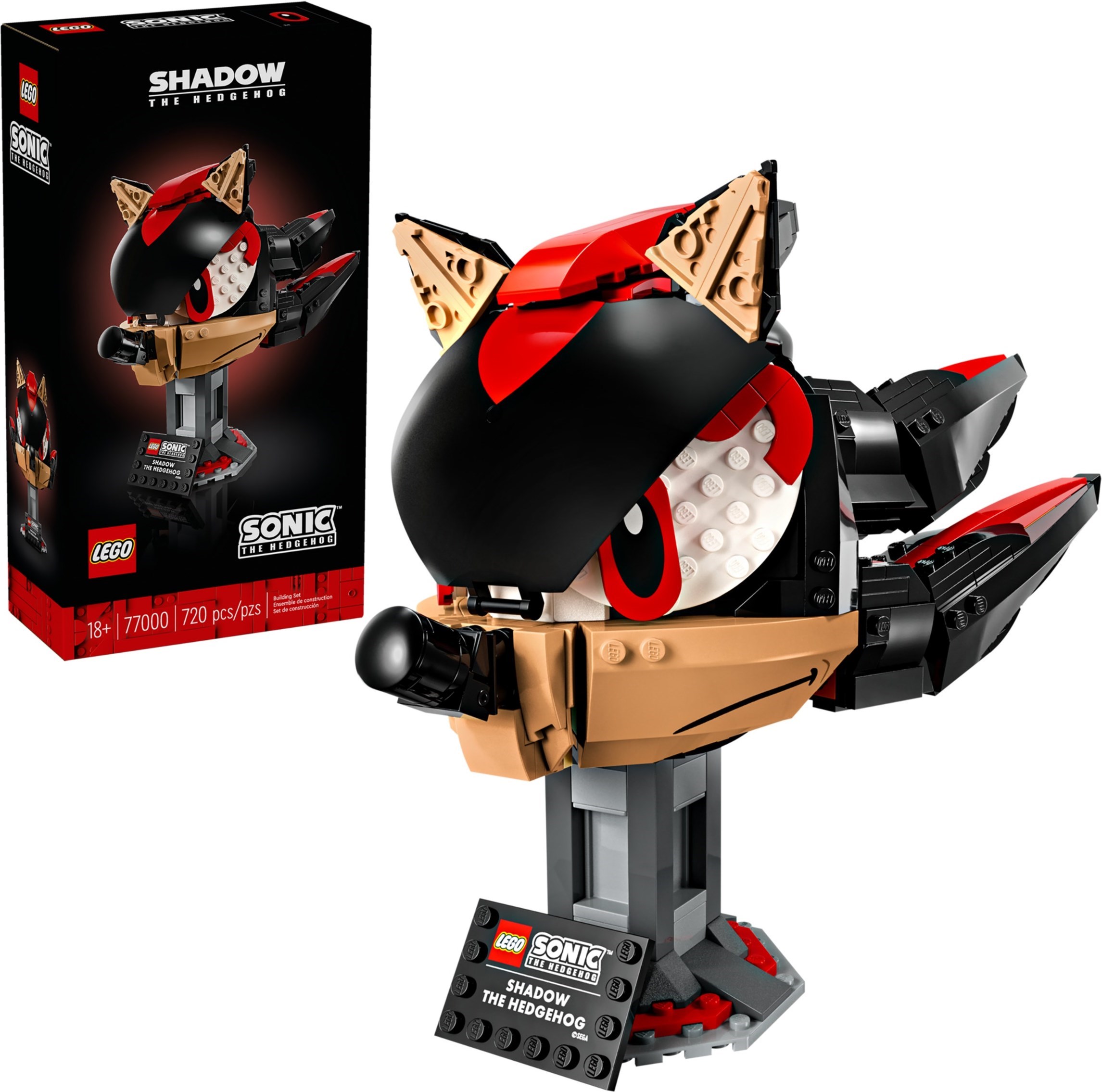 Complete bust with display stand